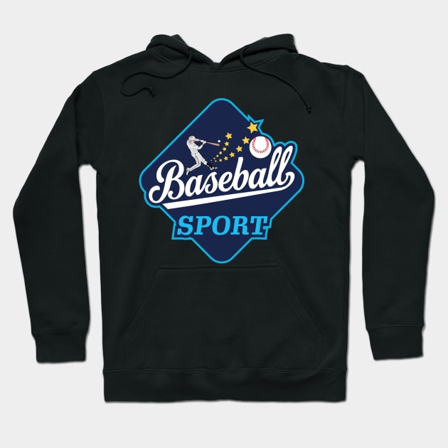 Baseball Sports Merch Hoodie by VISUALUV